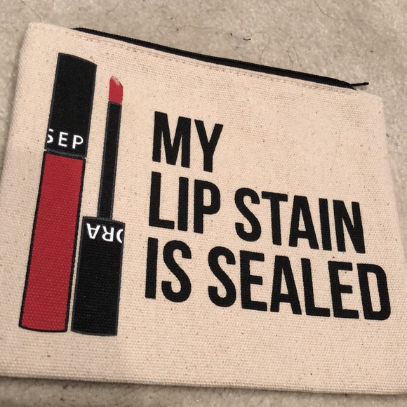 NWOT Breakups to Makeups makeup Bag an Peeps lip balm - Picture 3 of 16